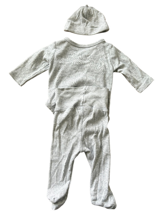 5-Piece Bodysuit and Trousers Set - Size 56 (1-2M)