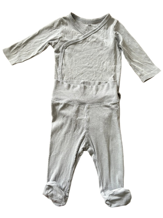 Bodysuit and Trousers Set - Size 62 (2-4M)