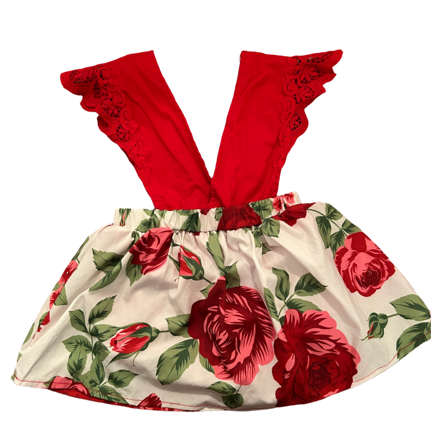 Zomerjurk met bloemenmotief - maat 86 (12-18M)