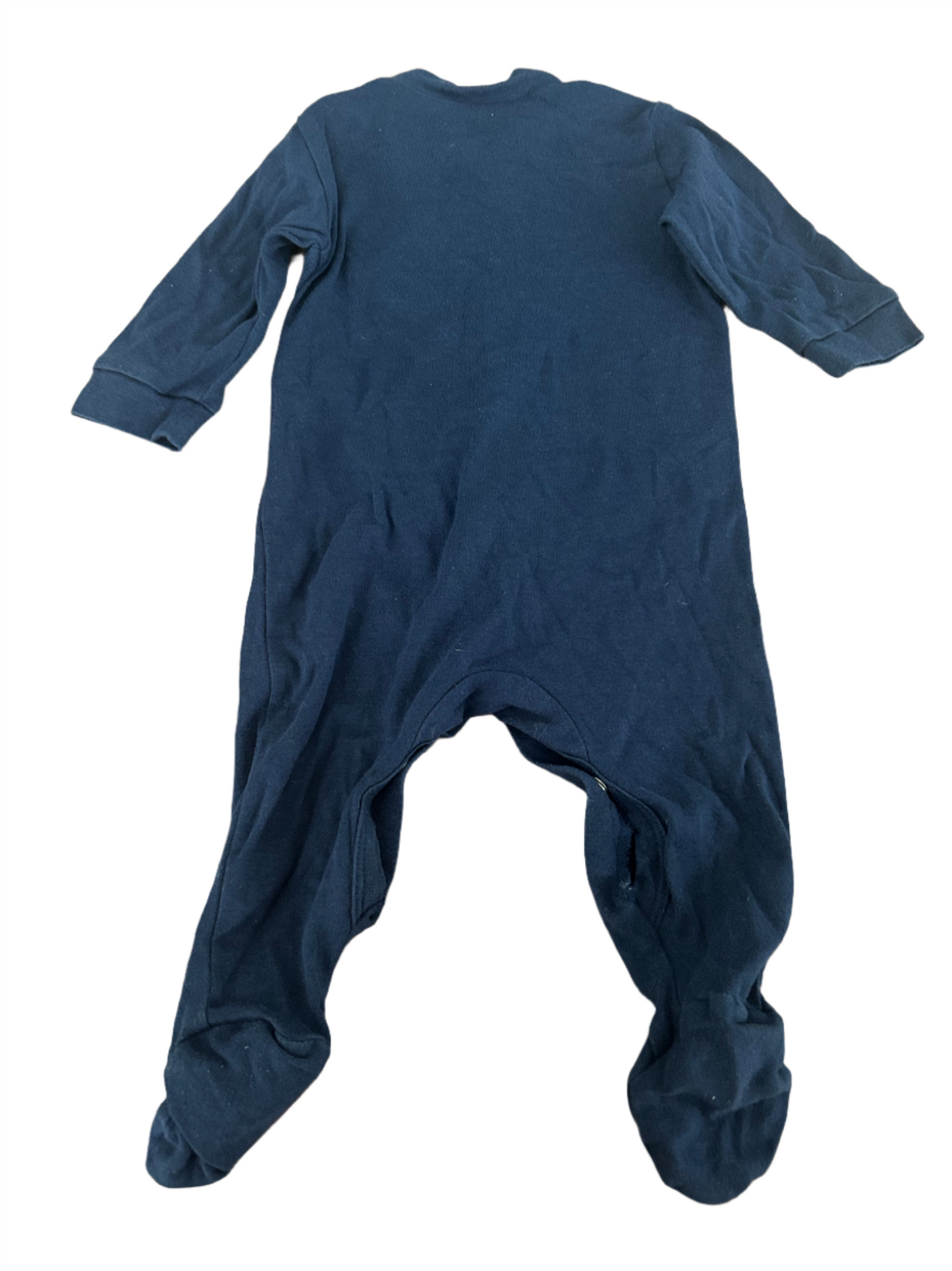 Navy Blue Onesie with Indian Elephant - size 62 (3-6M)