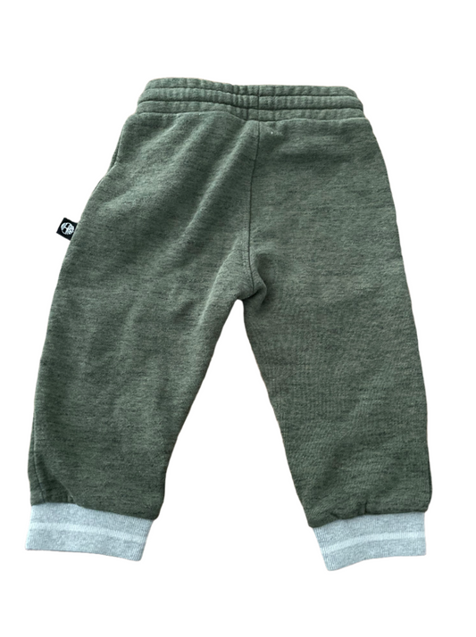 Green jogging pants - size 86 (12-18M)