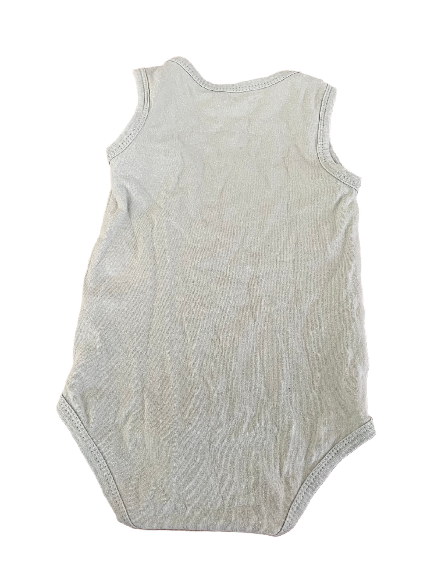 2 Organic cotton rompers - size 62-68 (2-6M)