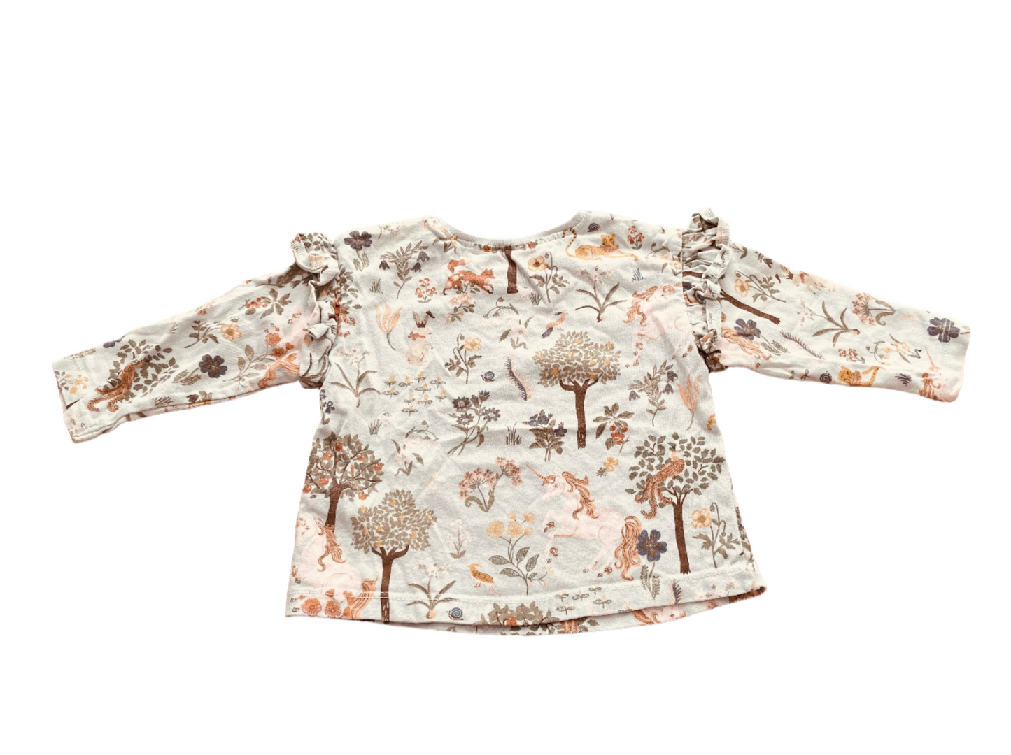 Twee shirts met lange mouwen - maat 62-68 (3-6M)