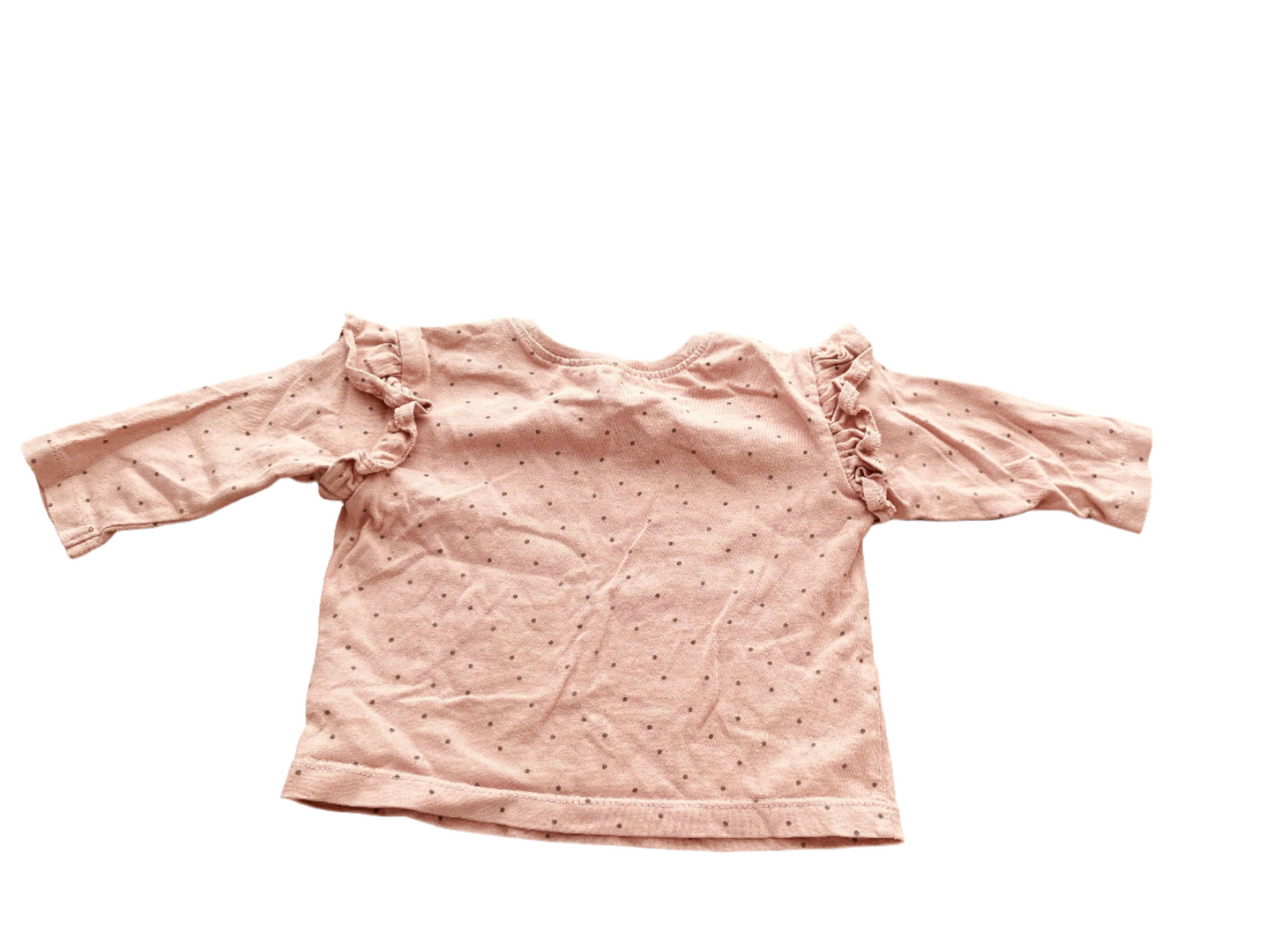 Twee shirts met lange mouwen - maat 62-68 (3-6M)