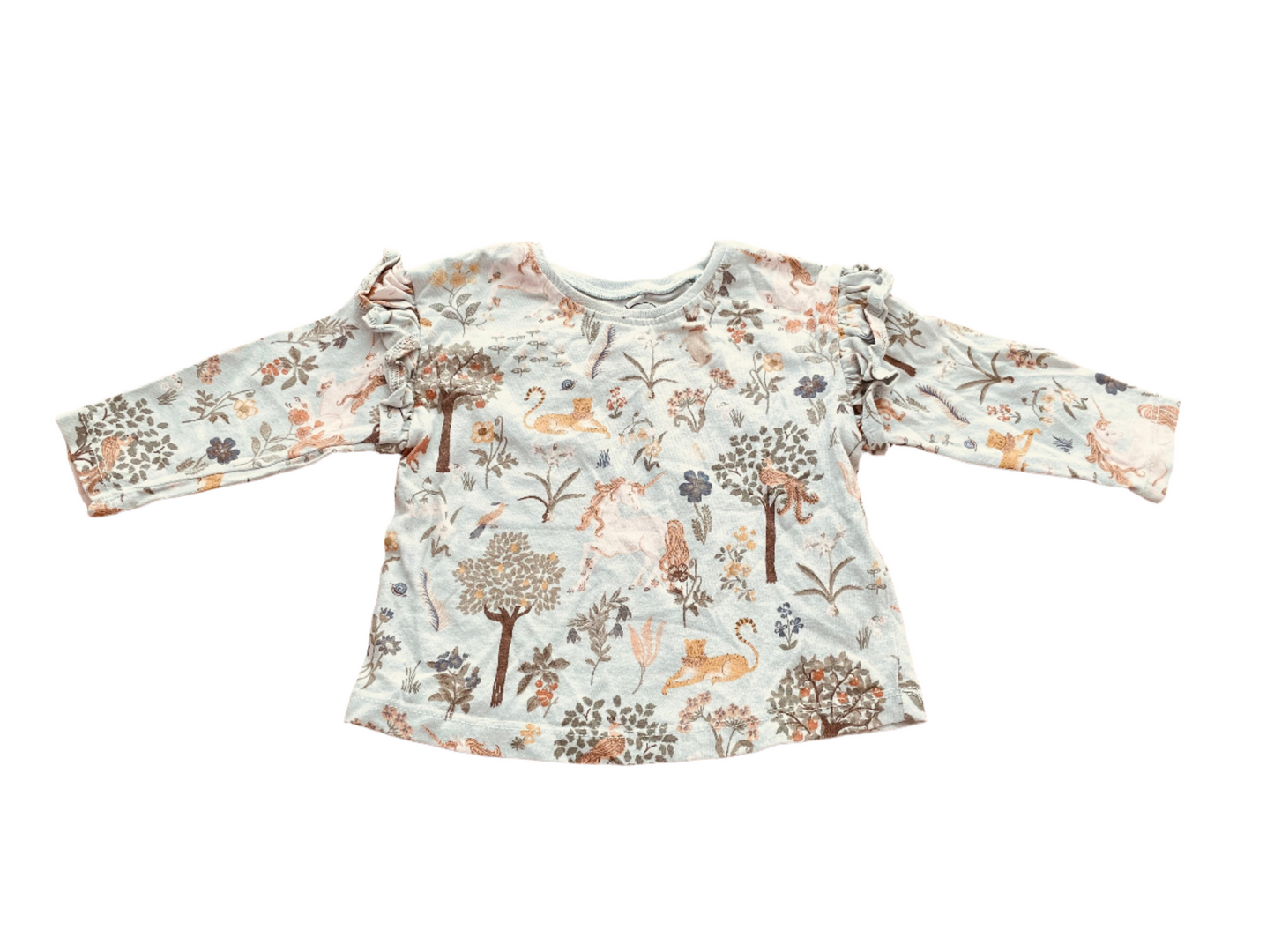 Twee shirts met lange mouwen - maat 62-68 (3-6M)