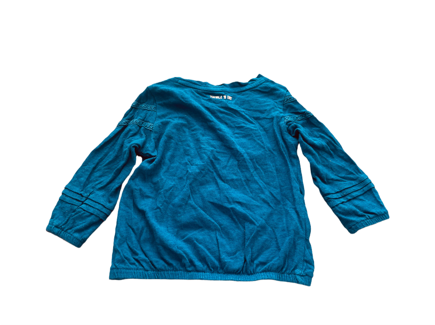 Geschikt voor de droger en drogen. Shirt met lange mouwen - maat 68 (3-6M)