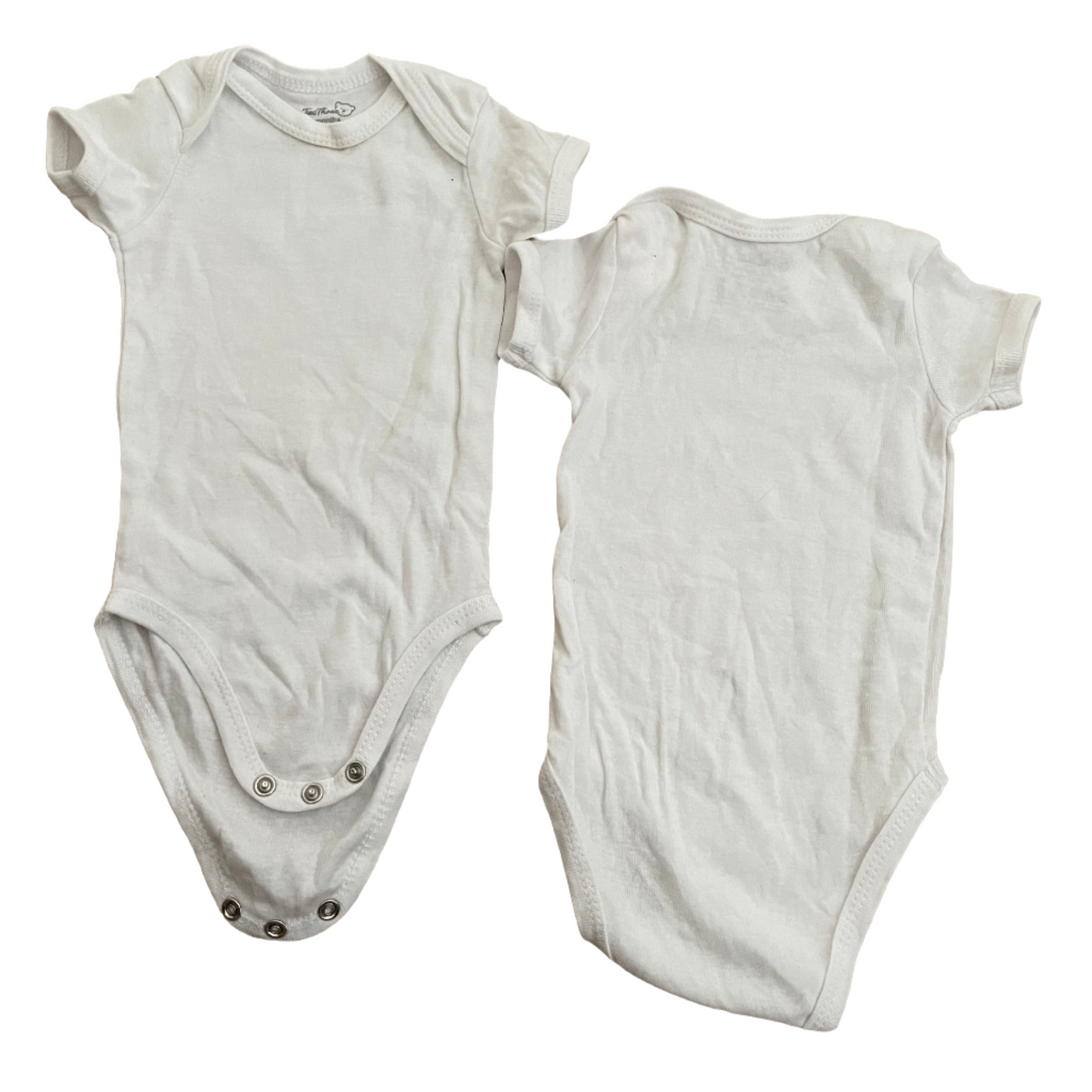 Set of 2 rompers - size 62 - 68 (3-6M)