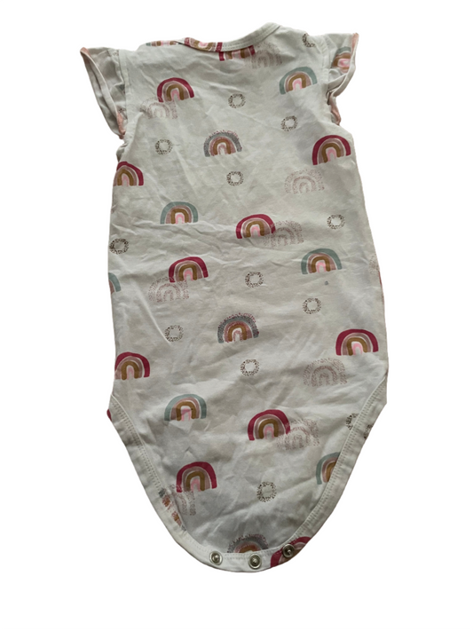 Romper met korte mouwen - maat 74 - 80 (6-12M)