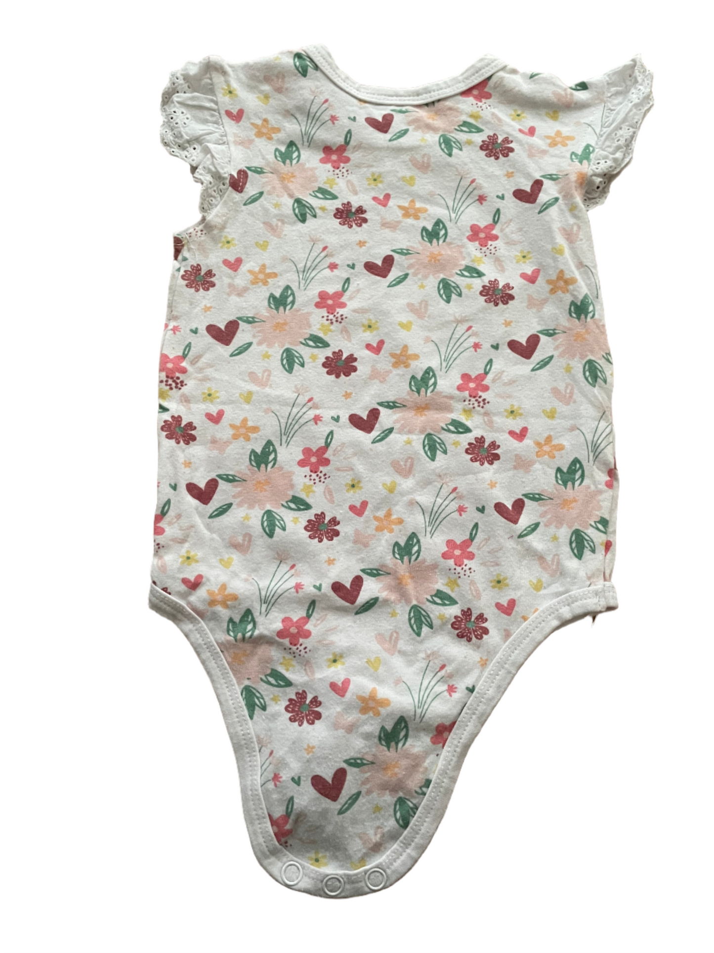 Set van drie rompertjes met korte mouwen - 74 (6-9M)