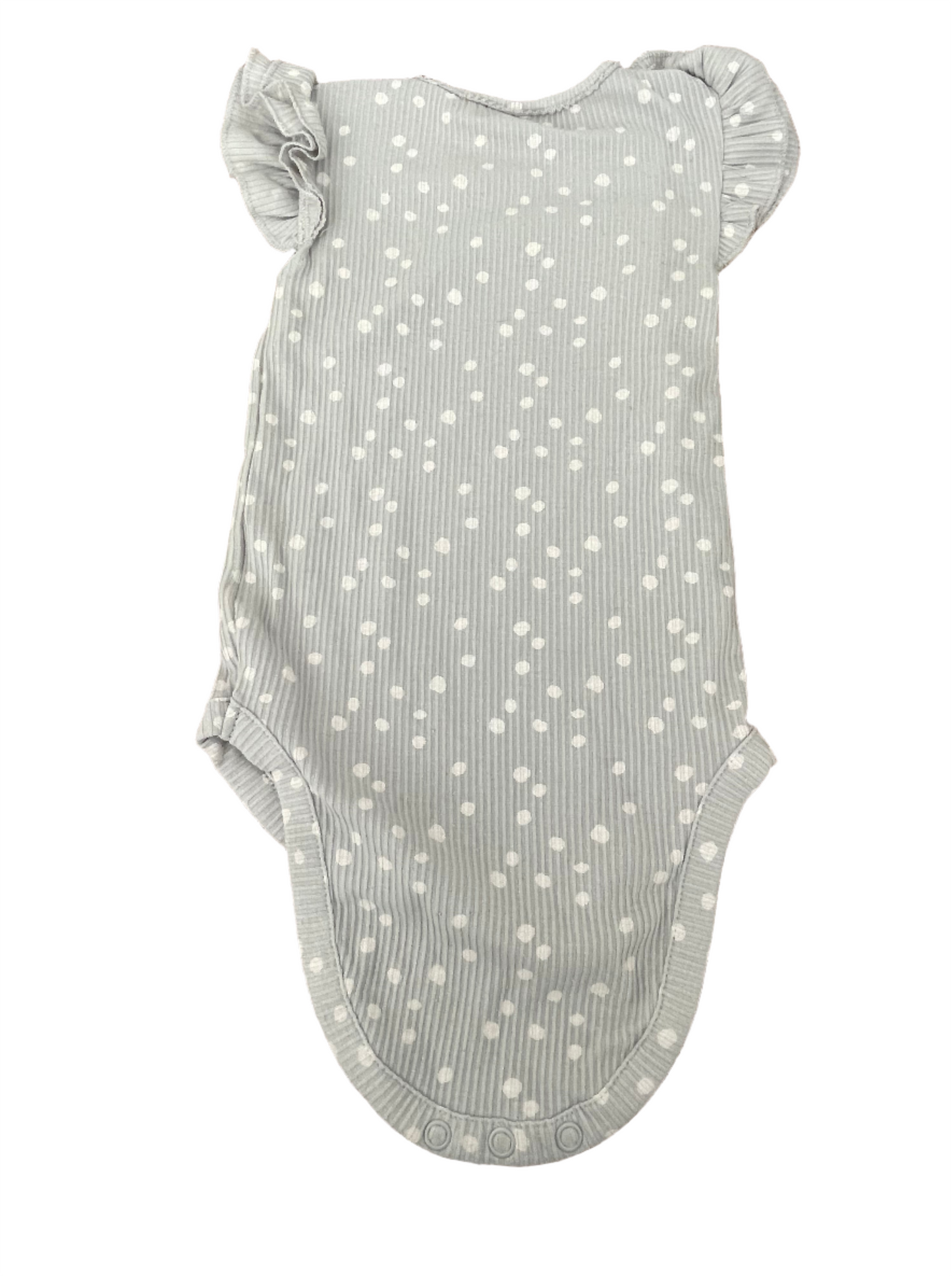 Set of two short sleeve rompers - size 74 (6-9M)