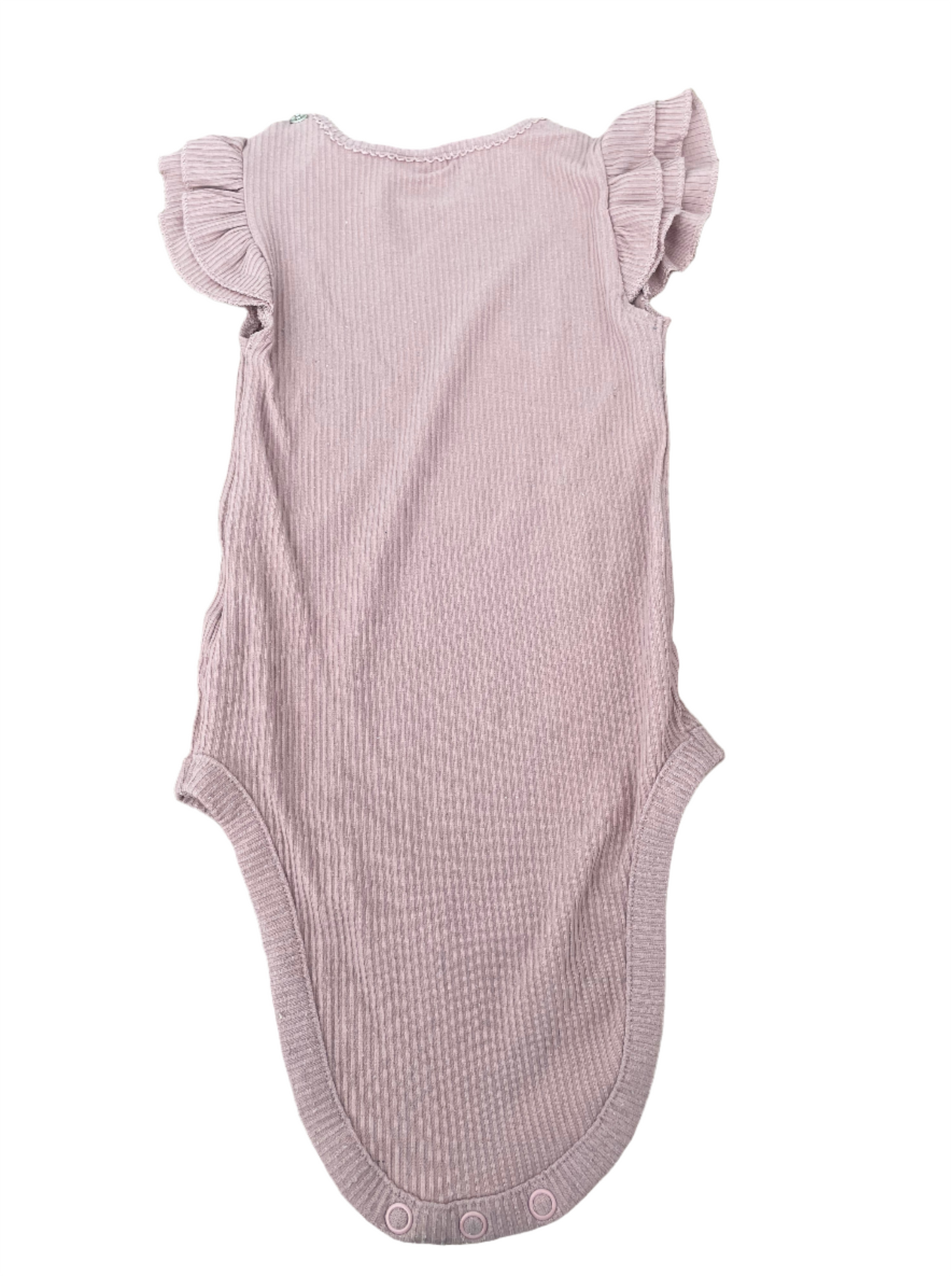 Set of two short sleeve rompers - size 74 (6-9M)