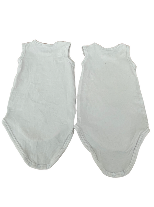 Set van drie rompertjes - maat 50-56 (0-2M)