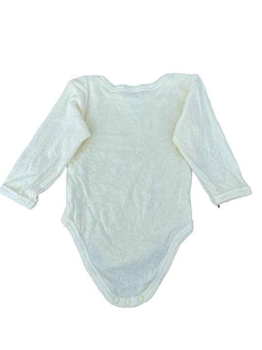 Long sleeve Romper - size 50 - 60 (0-3M)