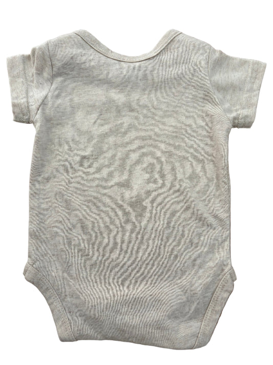 Short-Sleeve Romper - Size 50/60 (0-3M)