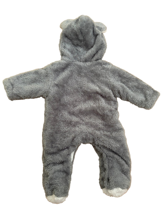 Teddy Onesie - Size 50/60 (0-3M)