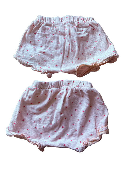 Set of 2 Shorts - Size 80 (9-12M)