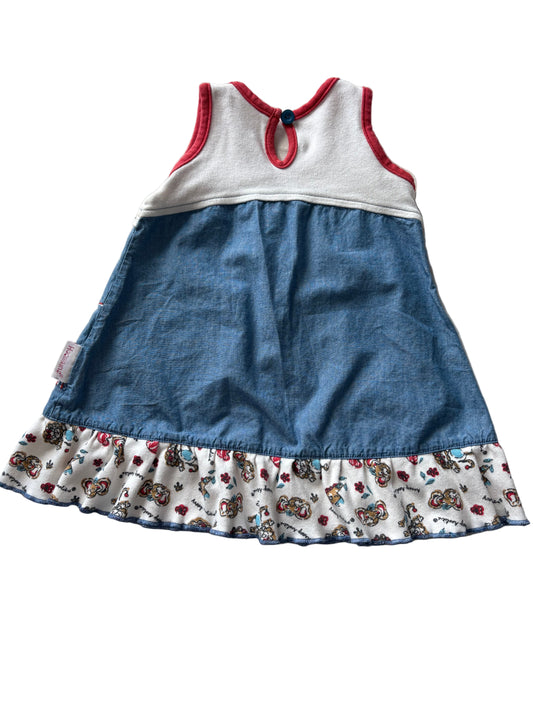 Sleeveless Dress - Size 86/92 (12-24M)