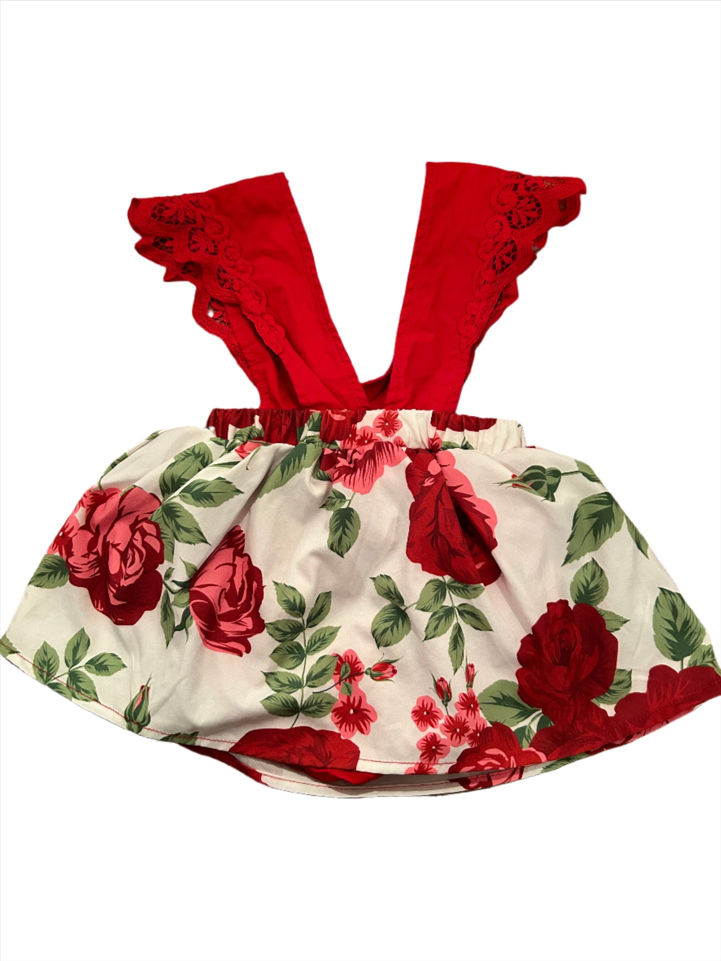 Zomerjurk met bloemenmotief - maat 86 (12-18M)