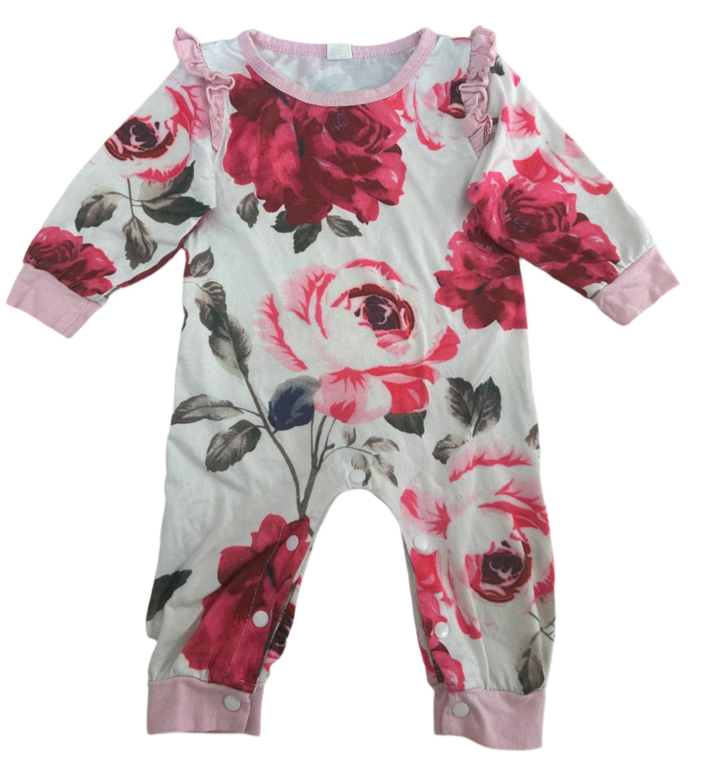 Onesie met driekwart mouwen - maat 70 (6M)