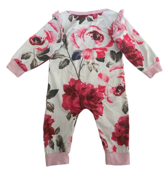 Onesie met driekwart mouwen - maat 70 (6M)