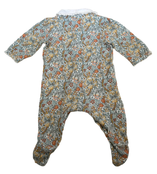 Morris & Co Long-sleeve onesie - size 50-60 (0-3M)