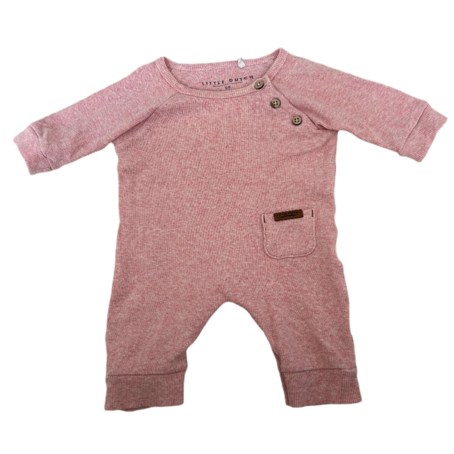 Onesie met lange mouwen - maat 56 (1-2M)