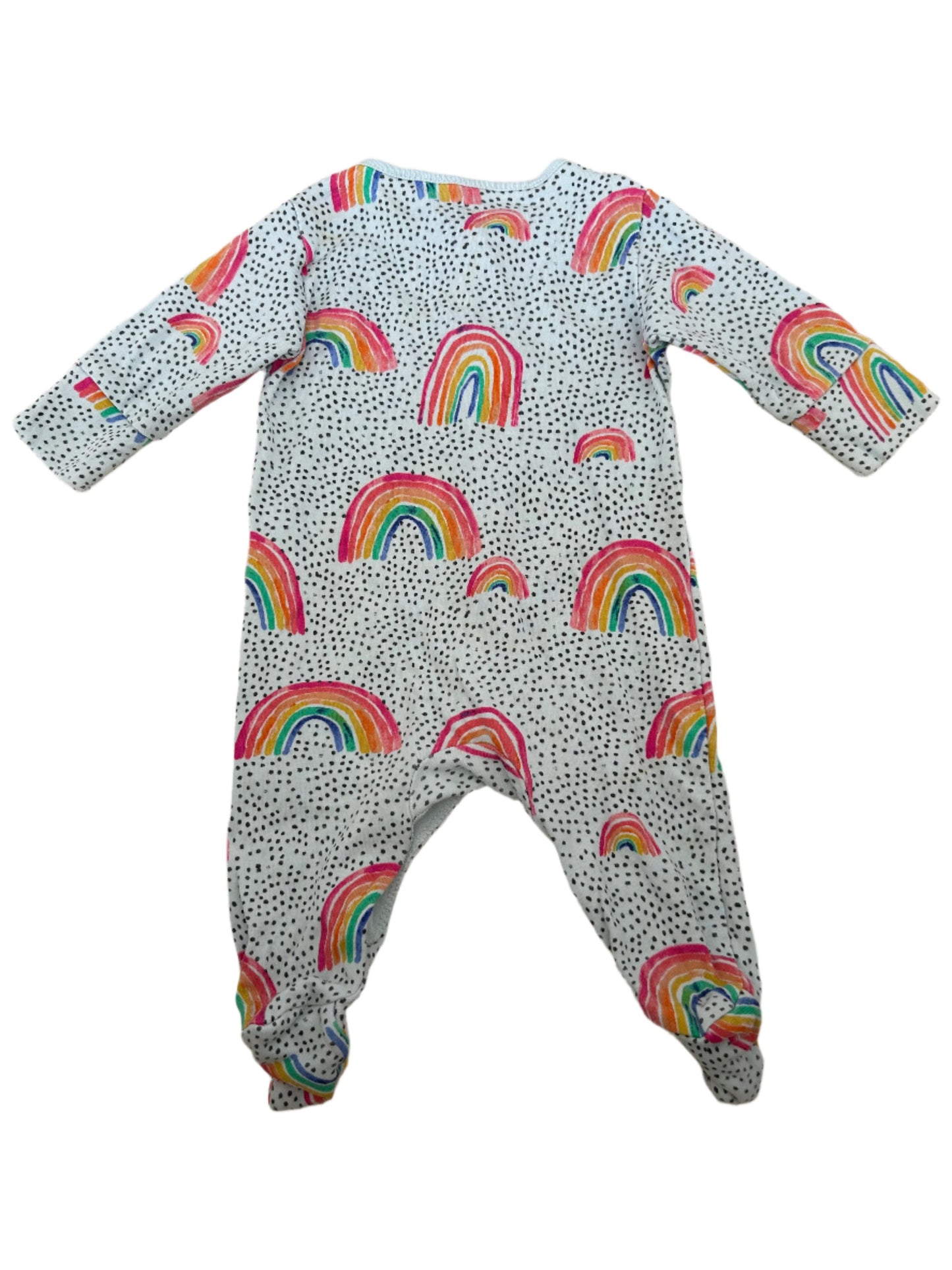 Onesie met lange mouwen - maat 50 (0-1M)