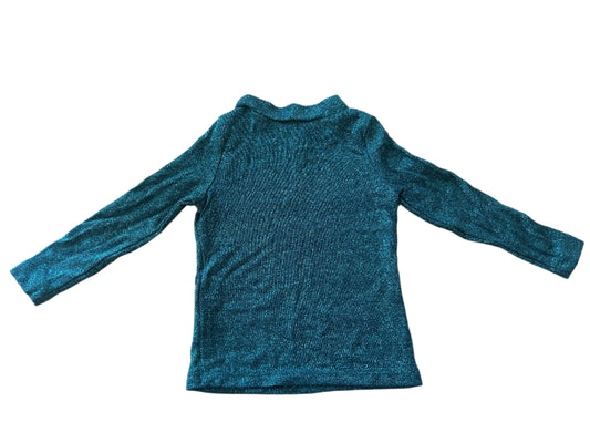 Glanzend shirt met lange mouwen - Maat 86/92 (12-24M)