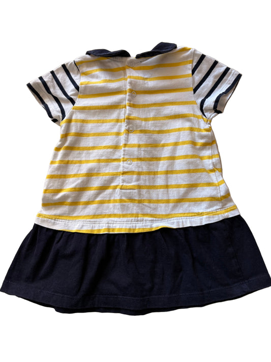 Short-Sleeve Dress - Size 86 (12-18M)