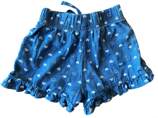 Babymeisjesjeansshorts - maat 62 (3-6M)