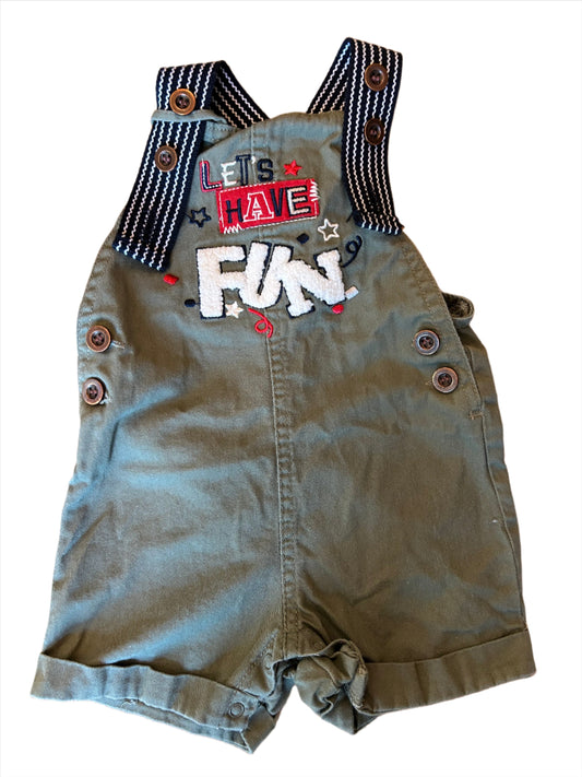 Kaki Groene Jumpsuit - maat 62 (2-4M)