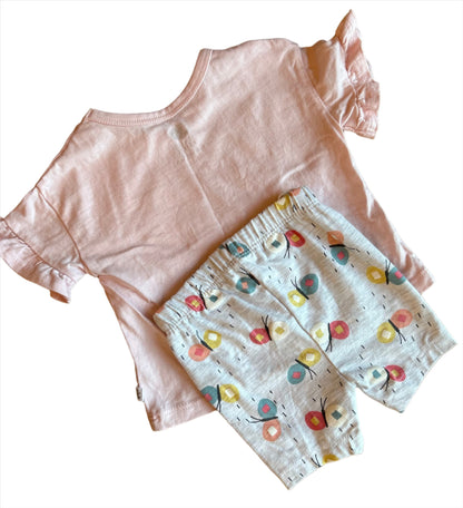 Roze pyjamaset voor babymeisjes - maat 56-60 (1-3M)