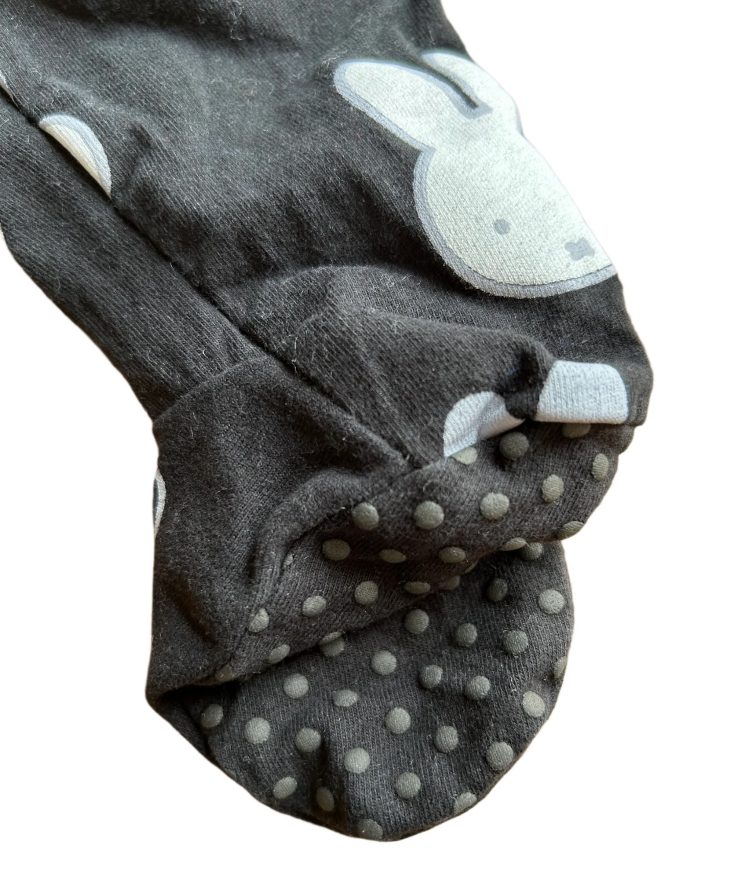 Lange mouwen zwarte Nijntje jumpsuit - maat 74-80 (6-12M)