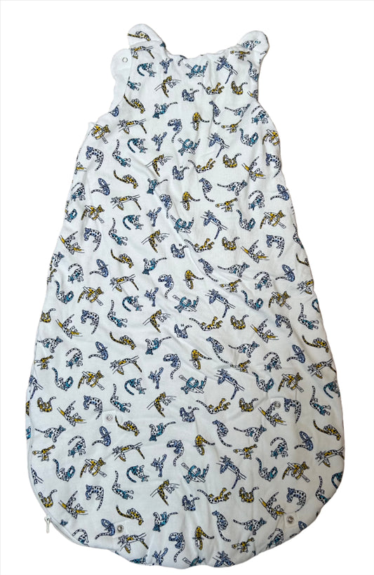 Petit Bateau Slaapzak met luipaardprint TOG 1.0 - maat 6-18 maanden