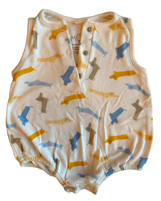 Mori Body met korte mouwen - maat 74 (6-9M)