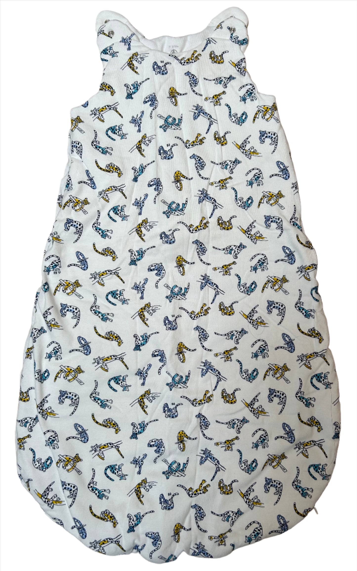 Petit Bateau Slaapzak met luipaardprint TOG 1.0 - maat 6-18 maanden