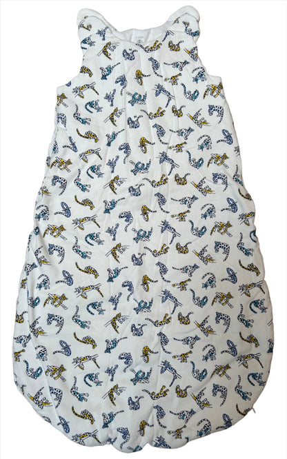 Petit Bateau Slaapzak met luipaardprint TOG 1.0 - maat 6-18 maanden