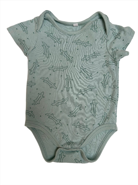 Mori Body met korte mouwen - maat 74 (6-9M)