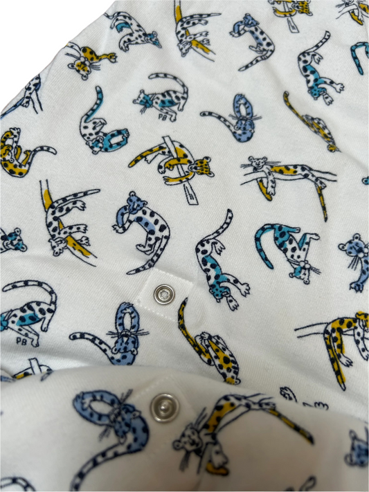 Petit Bateau Slaapzak met luipaardprint TOG 1.0 - maat 6-18 maanden