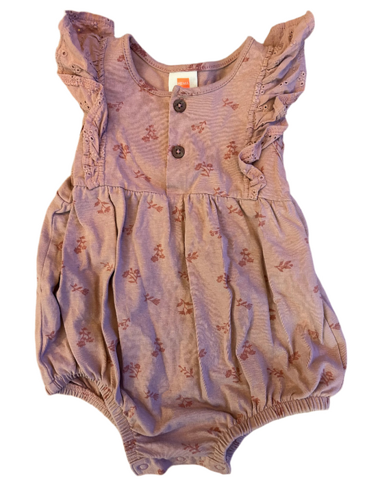 Donkerroze babymeisjesromper - maat 74 (6-9M)