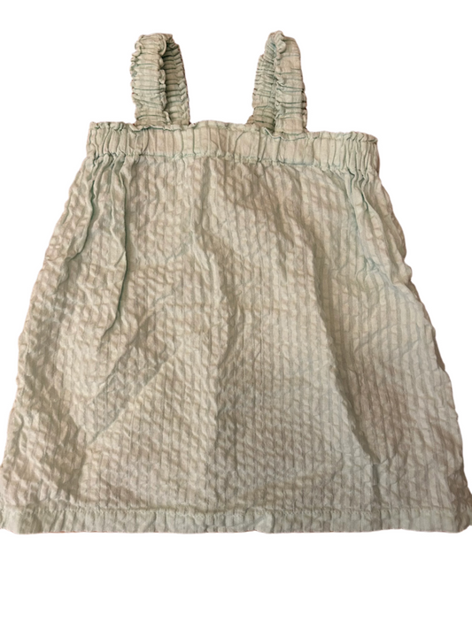 Pastelgroen babymeisjesjurkje - maat 74 (6-9M)