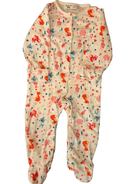 Baby jumpsuit met lange mouwen - maat 74/80 (9-12M)