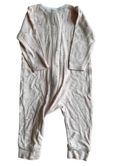 Roze Clever Zip Jumpsuit - maat 74/80 (9-12M)