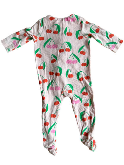 Roze jumpsuit met lange mouwen - maat 74-80 (6-12M)