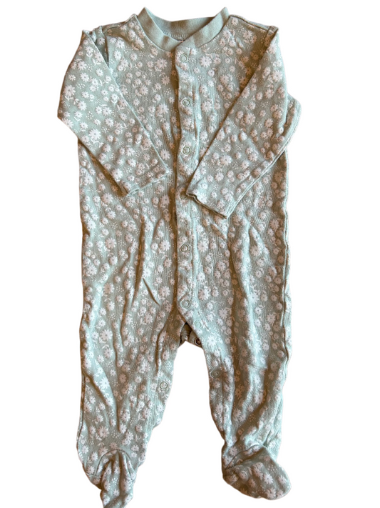 Mint Baby Jumpsuit met Lange Mouwen - maat 74-80 (6-12M)