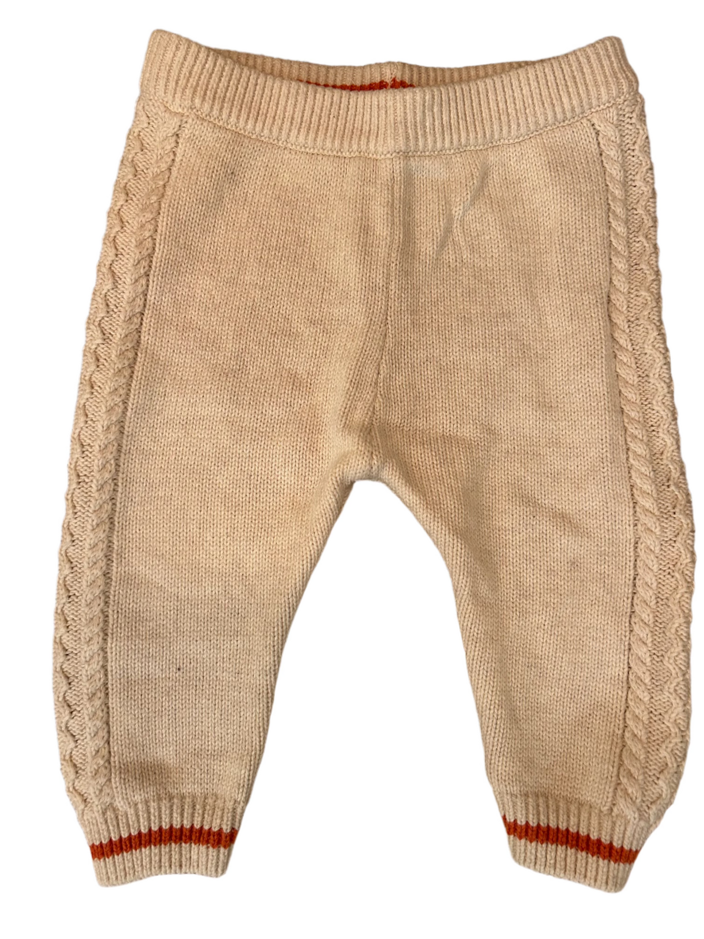 Baby Mori Knitted Pants - size 74-80 (6-9M)