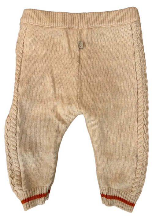 Baby Mori Knitted Pants - size 74-80 (6-9M)