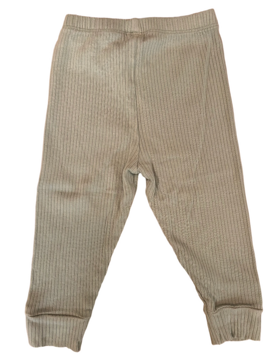Baby Mori Mint Leggings - size 74-80 (6-12M)