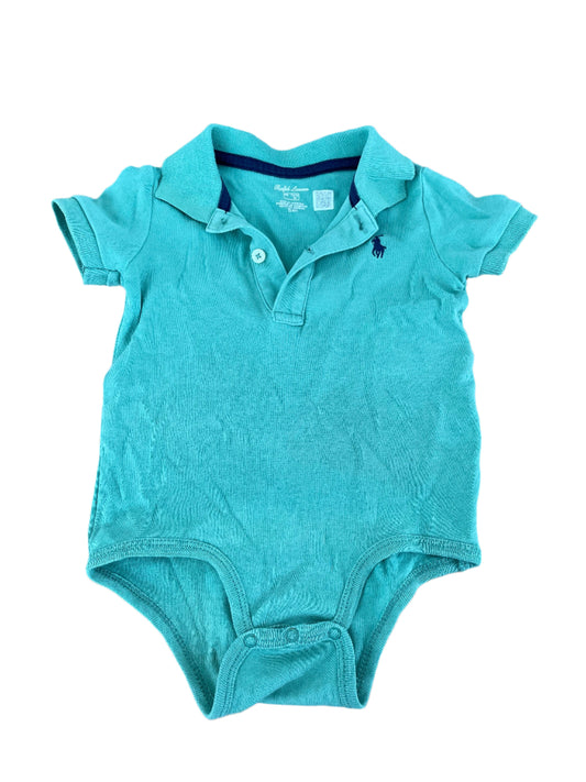 Ralph Lauren romper met korte mouwen - maat 75 (9M)