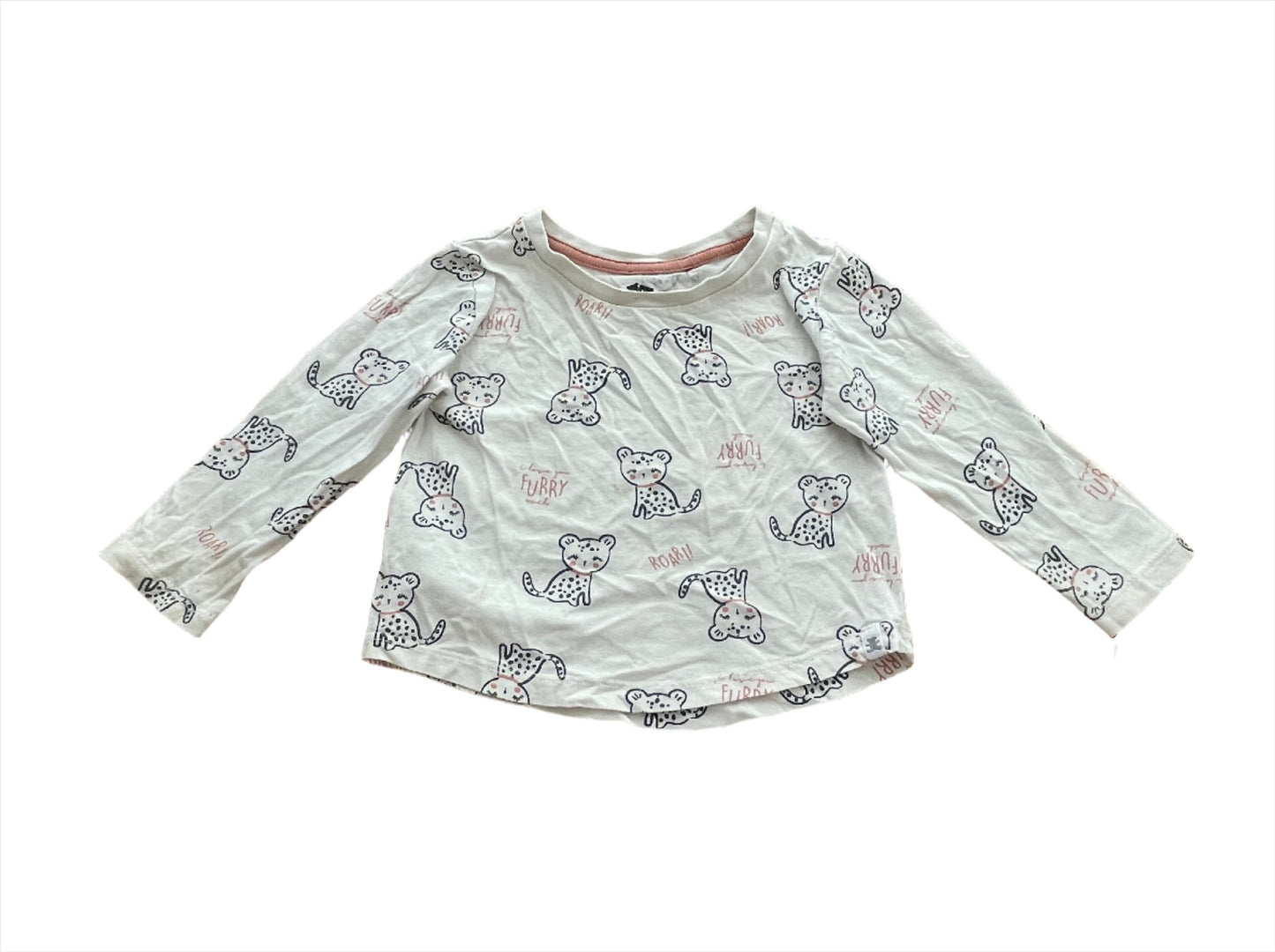 Shirt met lange mouwen - maat 74 - 80 (6-12M)